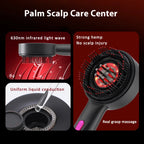 Electric EMS Red Light Therapy Massage Comb