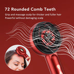 Electric EMS Red Light Therapy Massage Comb