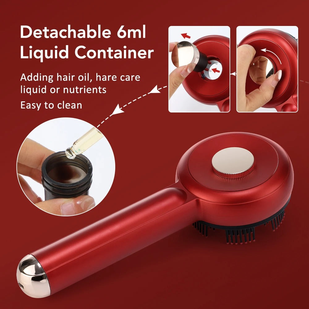 Electric EMS Red Light Therapy Massage Comb